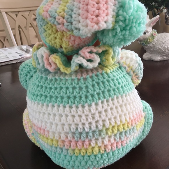 Handcrafted crocheted clown - Picture 5 of 9